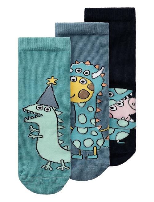 Nmmalita Peppapig 3P Sock Cplg Name It Navy