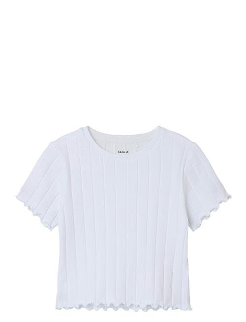 name it Nkfnoralina Ss Crop Top Noos Name It White