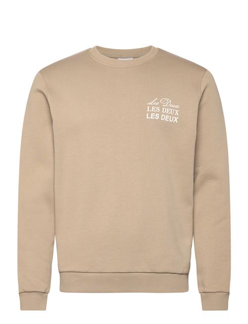 Se Les Deux Triple Sweatshirt Les Deux Beige ved Booztlet