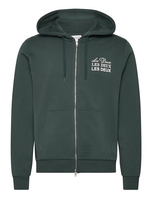 Se Les Deux Triple Zipper Hoodie Les Deux Green ved Booztlet