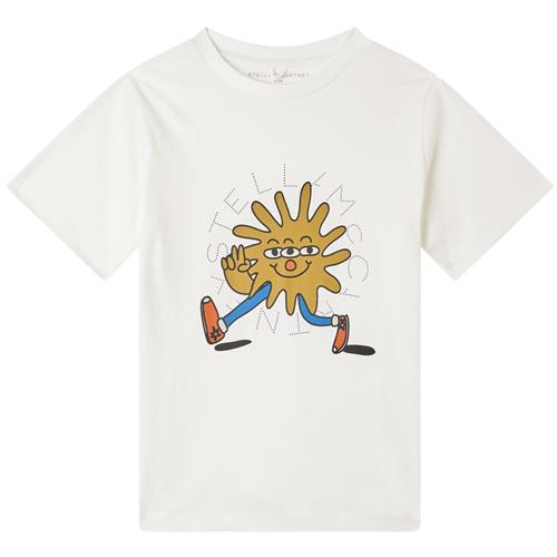 Stella McCartney Kids T-shirt Med Tryk Cremefarvet |  | 4 years