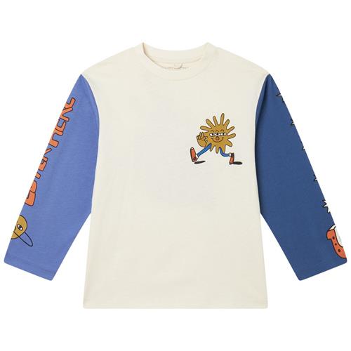 Se Stella McCartney Kids Kontrastfarvet Langærmet T-shirt Beige | Beige | 4 years ved Babyshop