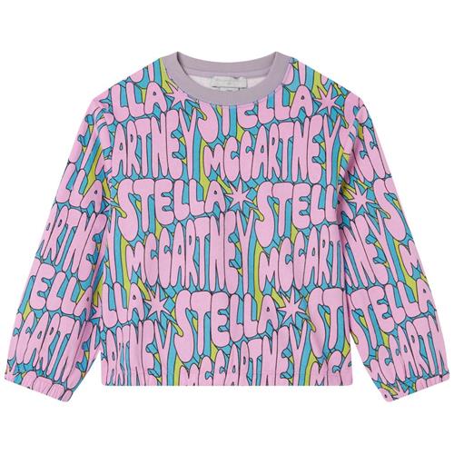 Stella McCartney Kids Logo Sweatshirt Multifarvet | Lyserød | 8 years