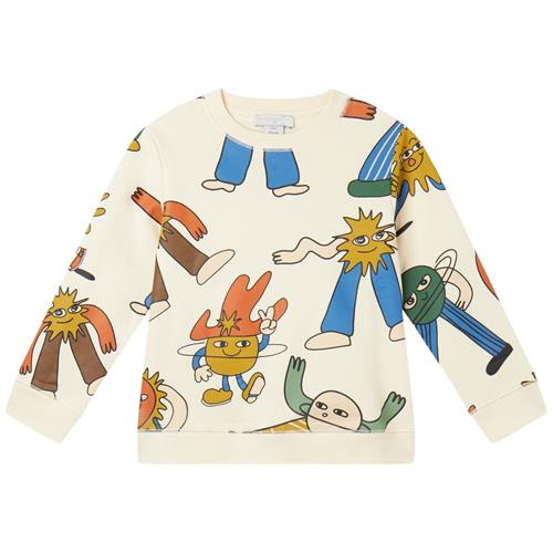 Stella McCartney Kids Mønstret Sweatshirt Cremefarvet |  | 8 years