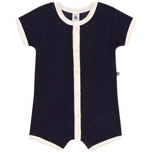 Petit Bateau Romper I Frotté Navyblå | Blå | 18 months