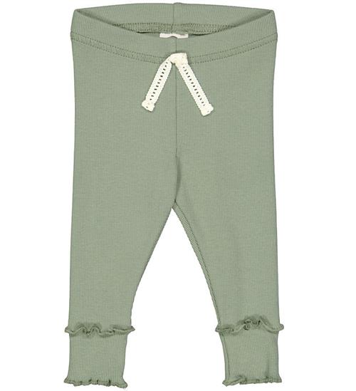 Se MÃ¼sli Leggings - Rib - Cozy Me - Poetry Green ved KidsWorld