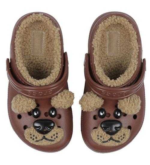 Se Crocs Crocs Sandaler m. for - Classic I Am Brown Bear Clog K - Dark Cl ved KidsWorld