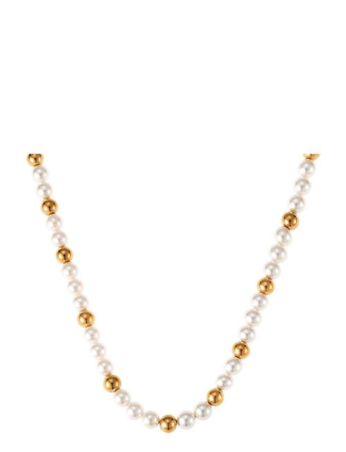 By Jolima Jolie Pearl Necklace By Jolima Gold