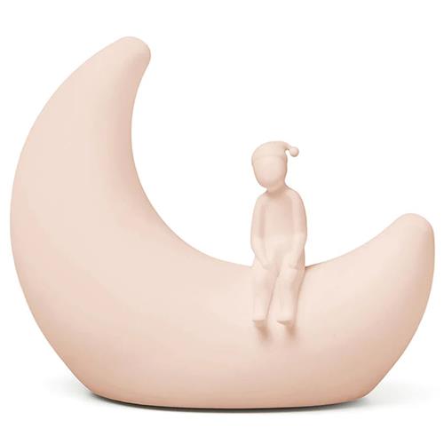 Se Cam Cam Måneformet Natlampe Shell | Hvid | 0 ved Babyshop