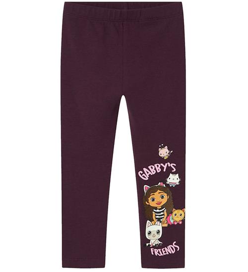 Se Name It Leggings - NmfJulle - Plum Perfect ved KidsWorld