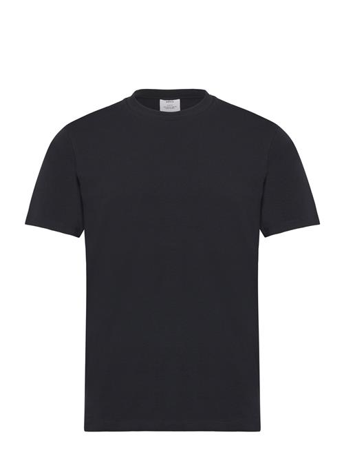 Mango Stretch Cotton T-Shirt Mango Black