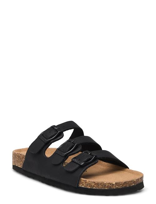 Se Cruz Santa W Cork Sandals Cruz Black ved Booztlet