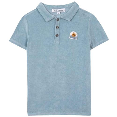 Se Tartine et Chocolat Logo Poloshirt Blå | Blå | 12 months ved Babyshop