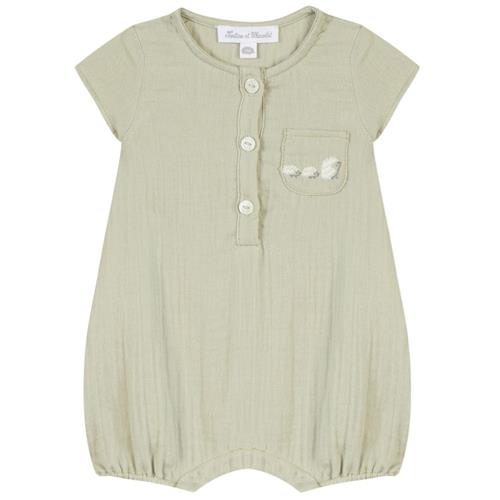 Se Tartine et Chocolat Romper Grøn | Grønn | 6 months ved Babyshop