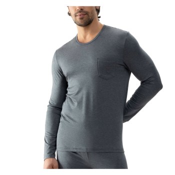 Se Mey Jefferson Long Sleeves Gråmelerad modal XX-Large Herre ved Timarco