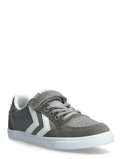 Hummel Slimmer Stadil Leather Low Jr Hummel Grey