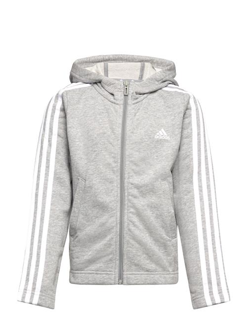 Se adidas Sportswear G 3S Fz Hd Adidas Sportswear Grey ved Booztlet