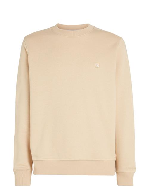 Calvin Klein Jeans Ck Embro Badge Crew Neck Calvin Klein Jeans Beige