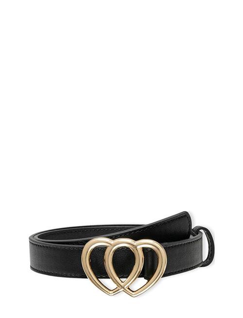 Se Kids Only Kogpina Heart Pu Jeans Belt Kids Only Black ved Booztlet