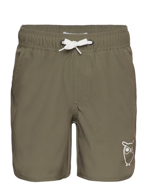 Knowledge Cotton Apparel Swim Shorts With Elastic Waist And Knowledge Cotton Apparel Khaki