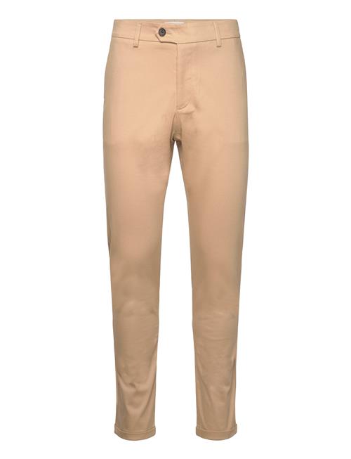 Se Les Deux Como Cotton Suit Pants Les Deux Beige ved Booztlet