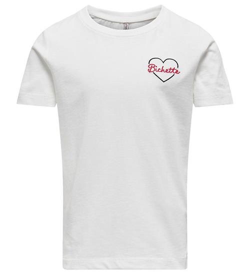 Kids Only T-shirt - KogBeate - Cloud Dancer/Bichette