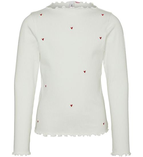 Vero Moda Girl Vero Moda Girl Bluse - VmLavender - Snow White/Fine Whirl Embrod