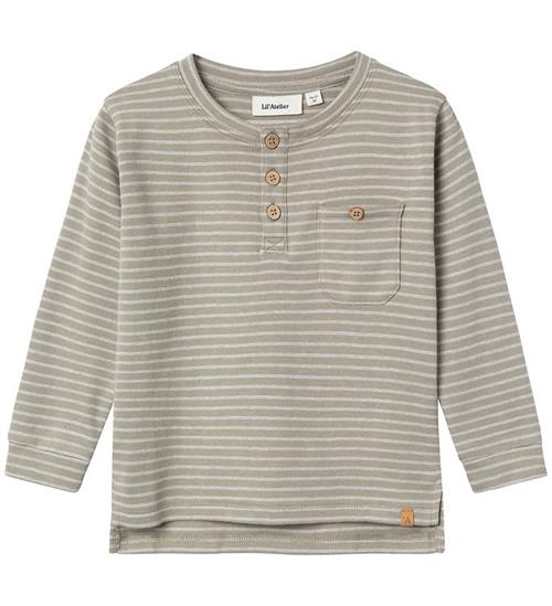 Se Lil Atelier Lil' Atelier Bluse - NmmLajos - Laurel Oak ved KidsWorld