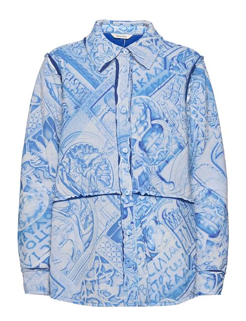 HOLZWEILER Bino Print Shirt Jacket 22-02 HOLZWEILER Blue