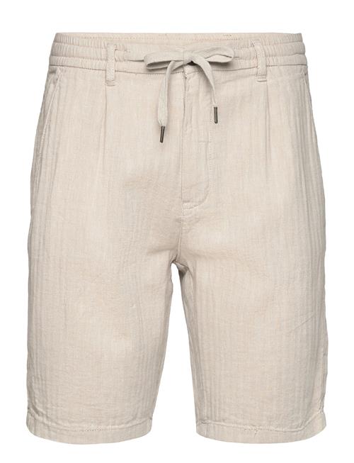 Lindbergh Linen Blend Herringb Short Lindbergh Beige