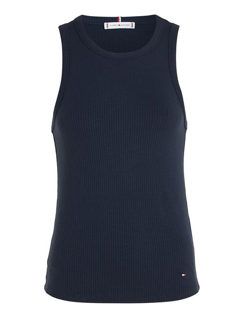 Tommy Hilfiger Slim 5X2 Rib Tank Top Ns Tommy Hilfiger Black