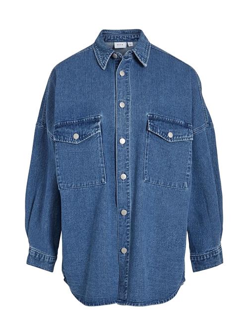 Vila Vimalou L/S Over Denim Shirt Vila Blue