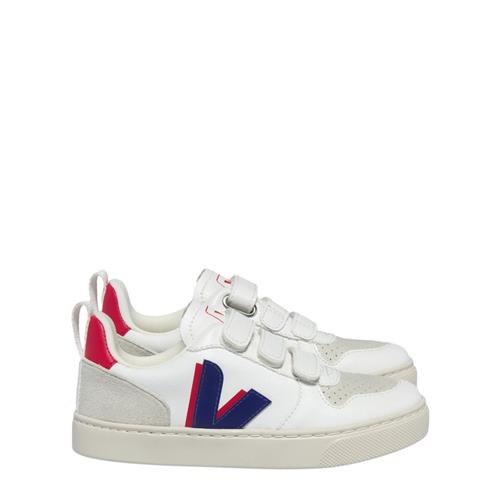 Se Veja V-10 Sneakere White Cobalt Pekin | Hvid | 22 EU ved Babyshop