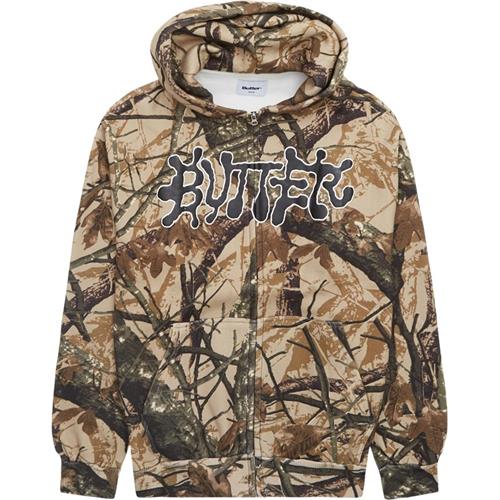 Se Butter Goods Ink Zip Hood Camo ved Quint