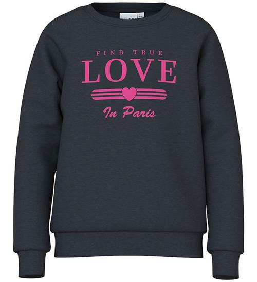 Name It Name It Sweatshirt - NkfVeda - Dark Sapphire/Love