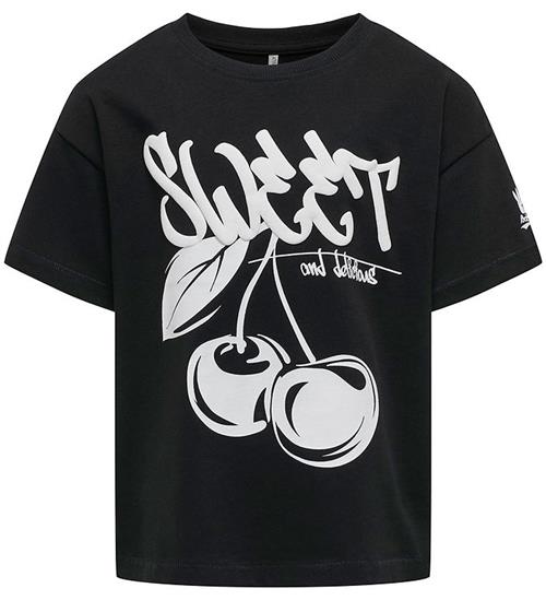 Se Kids Only T-shirt - KogCilla - Black/Sweet ved KidsWorld