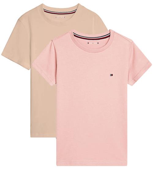 Tommy Hilfiger T-shirts - 2-pak - Soft Rose/Balanced Beige