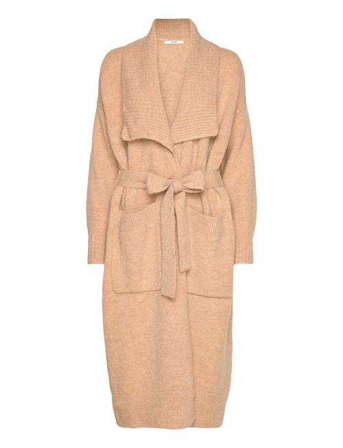 Se Esprit Casual With Wool/Alpaca: Long Cardigan Esprit Casual Beige ved Booztlet