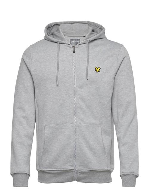 Se Lyle & Scott Sport Full Zip Fly Fleece Hoodie Lyle & Scott Sport Grey ved Booztlet