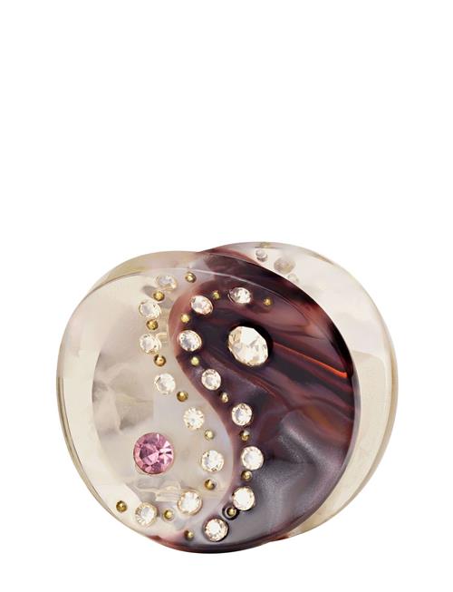 Se Maanesten Celeste Hair Clip Plum Maanesten Beige ved Booztlet