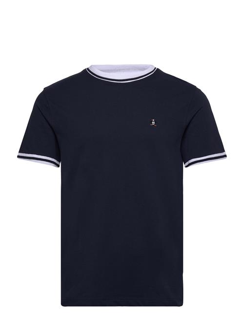 Original Penguin Org Piq Tee Ribbed T Original Penguin Blue