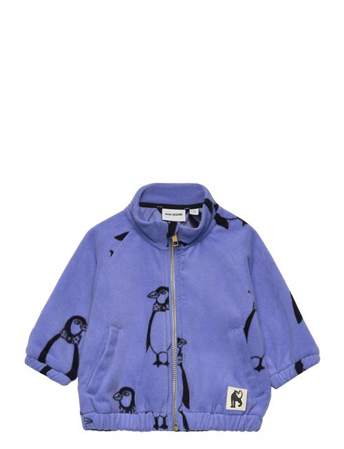 Se Mini Rodini Penguin Fleece Jacket Mini Rodini Blue ved Booztlet