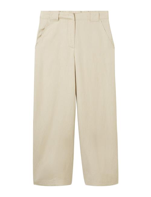 Se Tom Tailor Culotte Linen Pants Tom Tailor Beige ved Booztlet