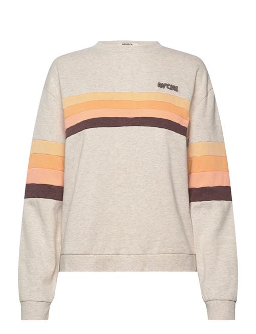 Se Rip Curl Surf Revival Panelled Crew Rip Curl Beige ved Booztlet