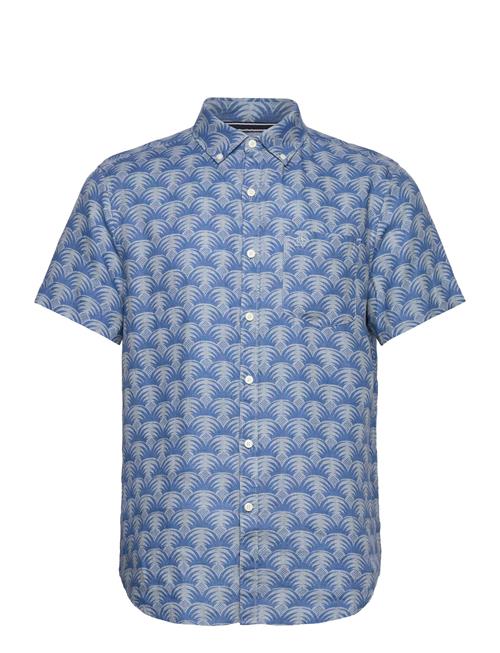 Original Penguin Ss Delave Lnn Aop Ge Original Penguin Blue