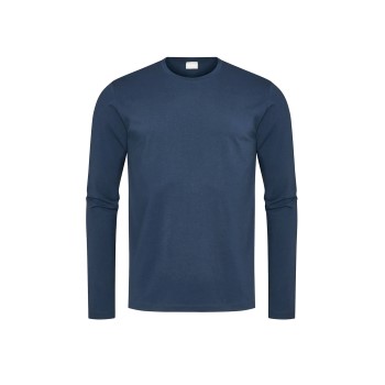 Se Mey Relax Long Sleeves Mørkblå bomuld Medium Herre ved Timarco