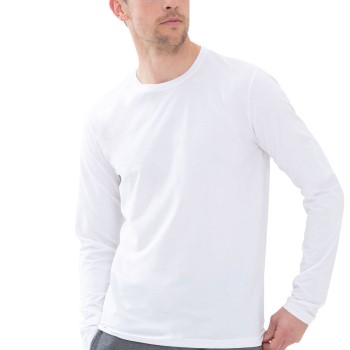 Se Mey Relax Long Sleeves Hvid bomuld Medium Herre ved Timarco