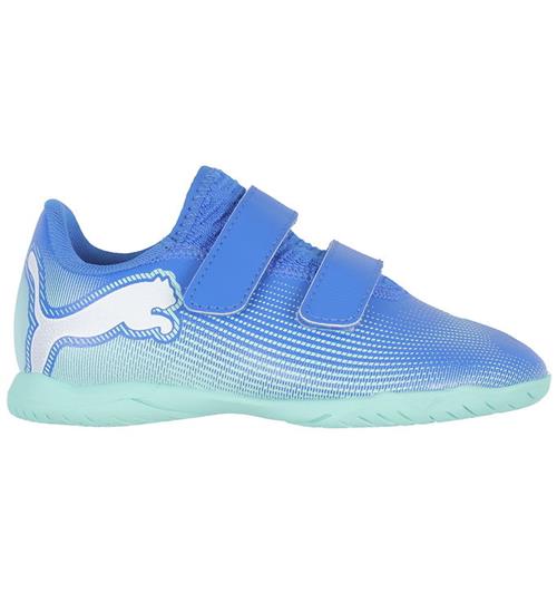 Se Puma FodboldstÃ¸vler - Future 7 Play IT V Jr - Hyperlink Blue/Min ved KidsWorld