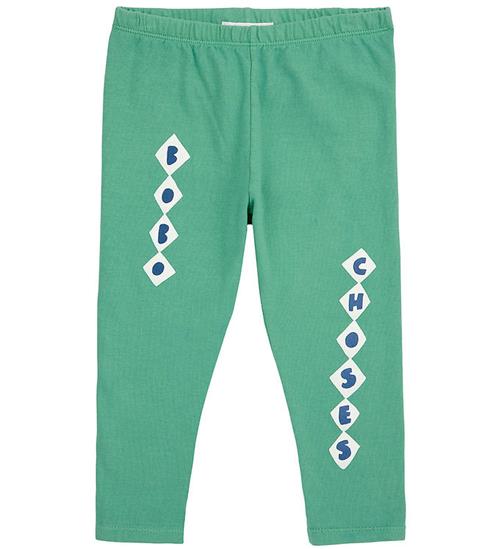 Bobo Choses Bobo Choses Leggings - Diamonds - GrÃ¸n