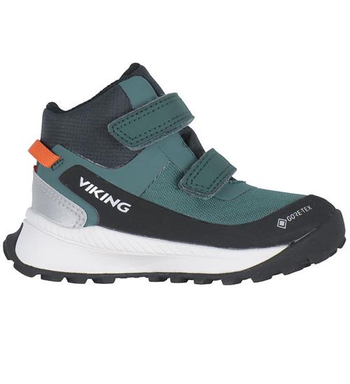 Se Viking Viking StÃ¸vle - Expower Mid GTX 2V - Dark Green ved KidsWorld